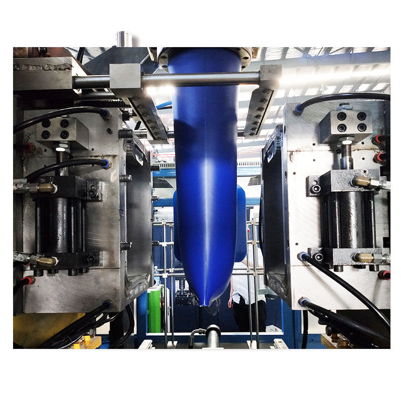Китайская линия по производству пластиковых бутылок HDPE с автоматическим удалением облоя, штабелирование бутылок, экструзионно-выдувная машина для 10 ~ 30 л