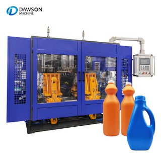 Автоматическая машина для производства пластиковых бутылок HDPE, двойная станция, экструзионно-выдувные машины с двойной головкой для маленьких бутылок