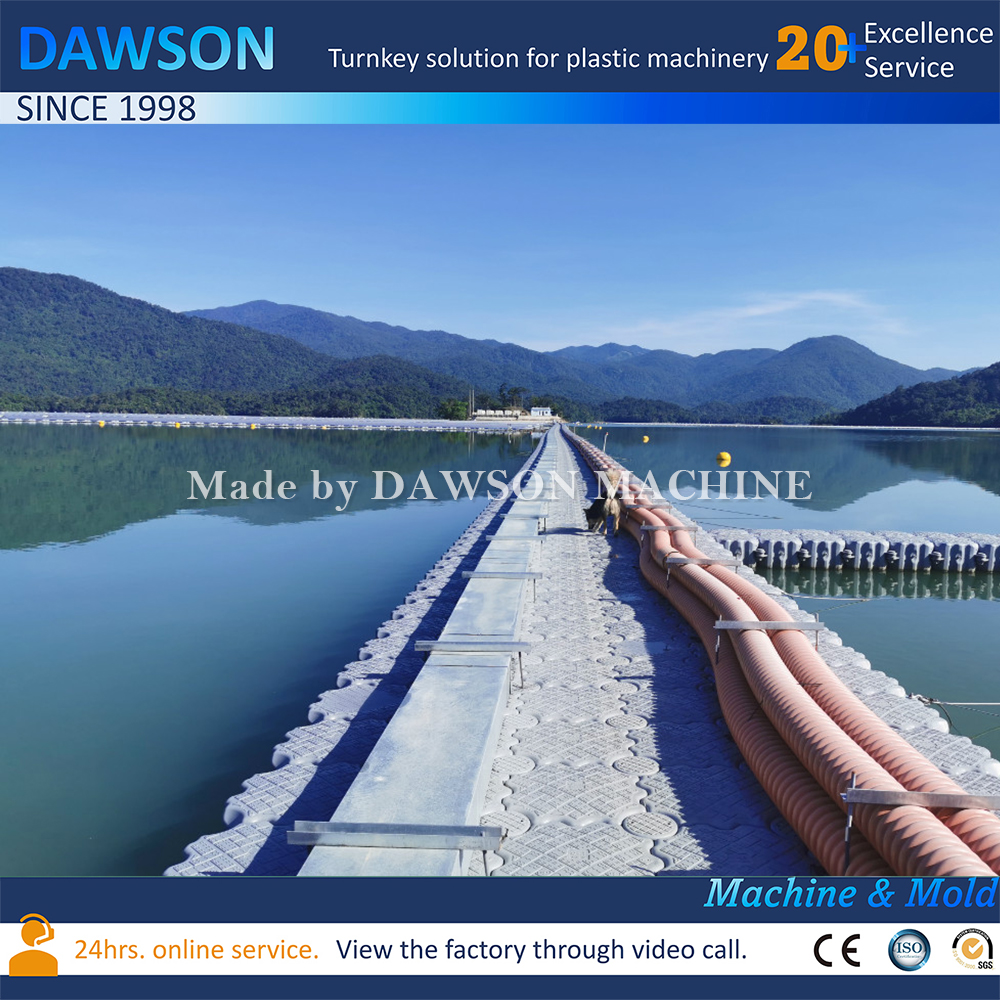 Плавающие доки Пластиковый понтон HDPE Float Blow Blosh Mosch Machine