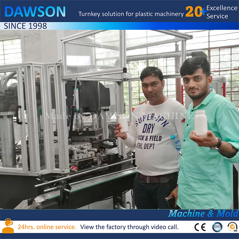 Энергосберегающие толстостенные банки для вазелина. Оборудование для литья под давлением с выдувом. Машины для литья под давлением с выдувом.