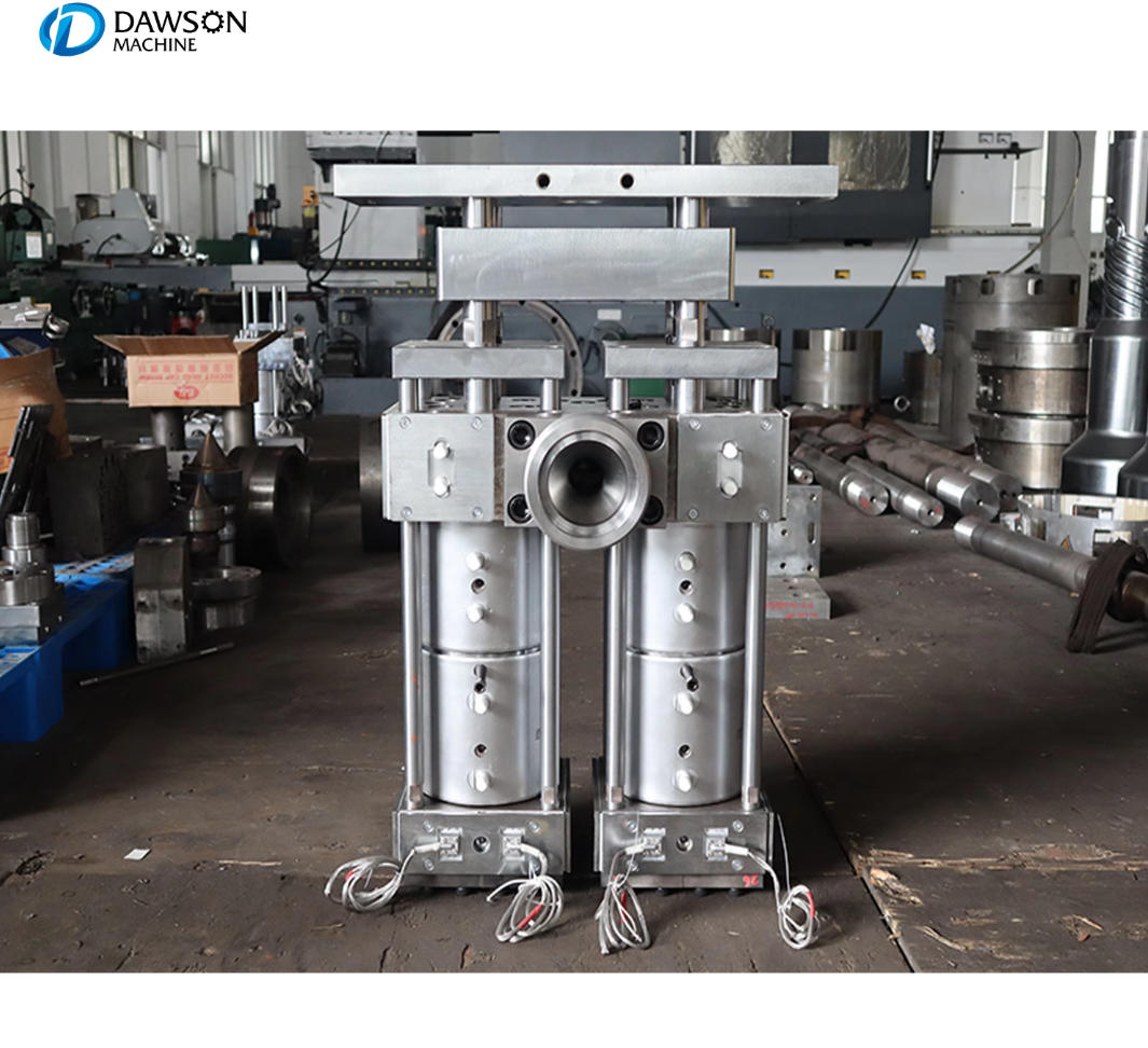 Однослойная экструзионно-выдувная машина непрерывного типа с головкой для бутылок HDPE емкостью до 2 л