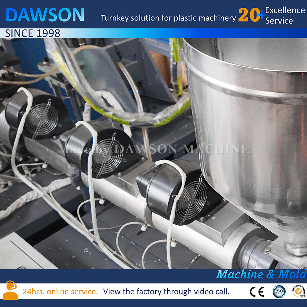 Полностью автоматическая банка для маски для волос, пластиковая банка для косметического крема, двойная станция, экструзионно-выдувная машина с двойной головкой