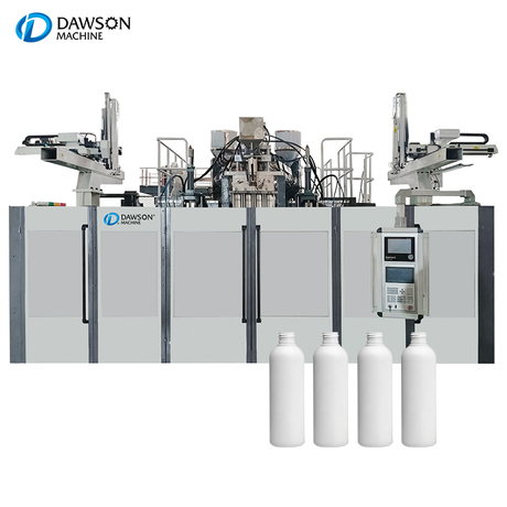 Станция Dobule Станция HDPE Машина для производства пластиковых контейнеров Выдувная формовочная машина 