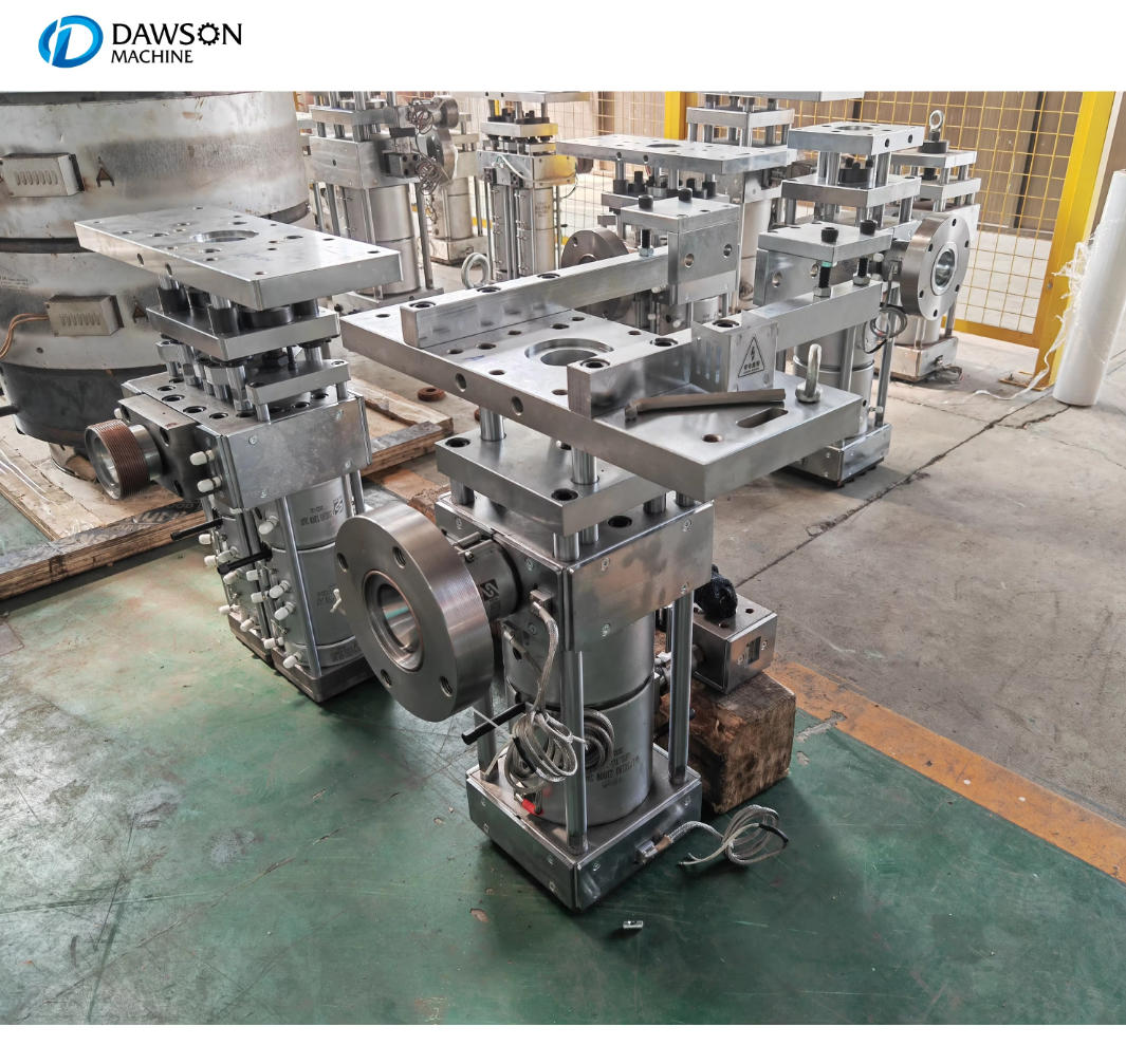 Четырехголовочная головка непрерывного действия для экструзионно-выдувной машины для производства небольших бутылок из ПЭВП/ПП