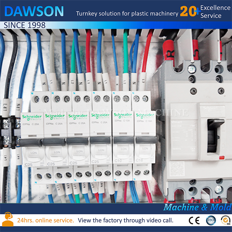 Высокоскоростной ПЛК-управление Машины для изготовления пластиковых банок из ПЭТ различных размеров Машина для литья под давлением с выдувом вазелиновых банок