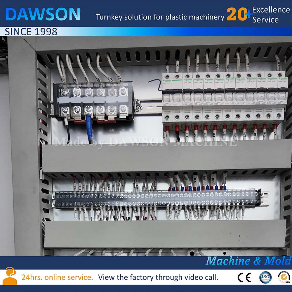 Автоматическая машина для производства бутылок из HDPE 1 л, 2 л, 3 л, 5 л, экструзионно-выдувное формовочное оборудование с широким горлом