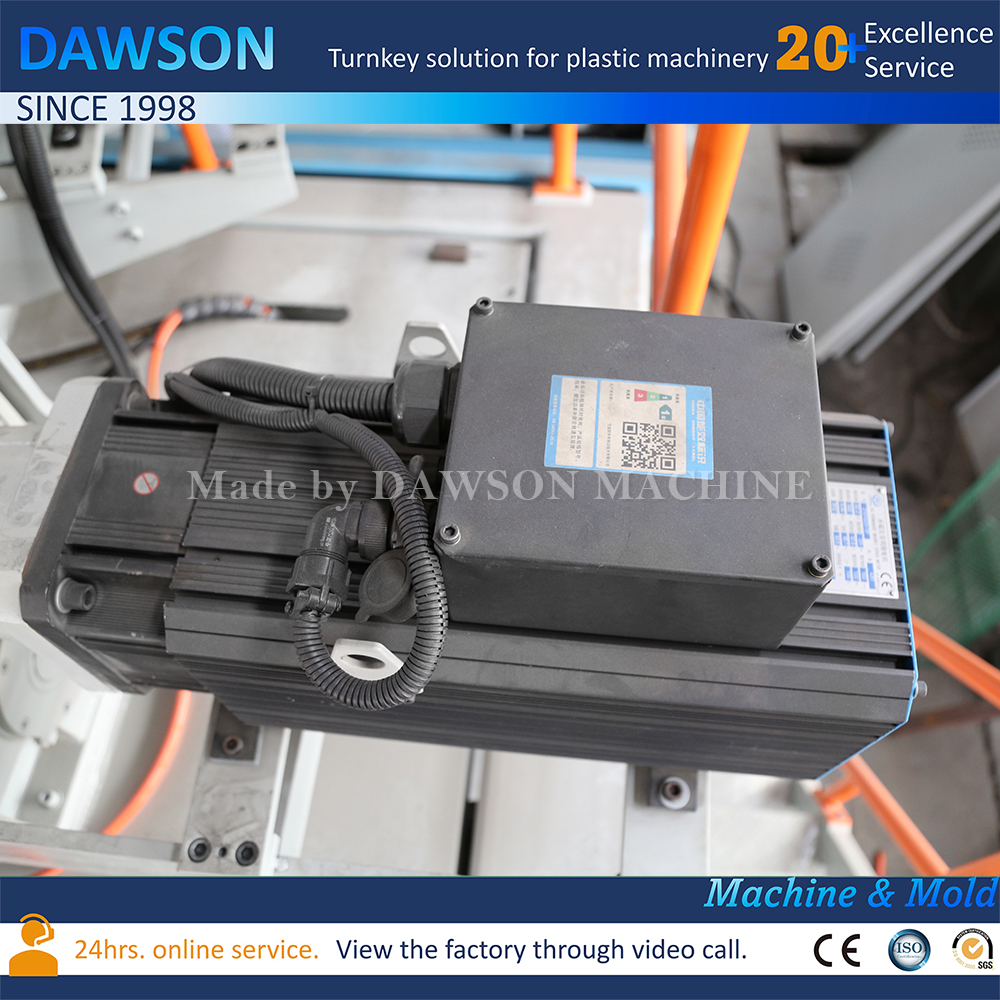 Полностью электрическая экструзионно-выдувная машина для канистры HDPE 3L 5L с двойной станцией