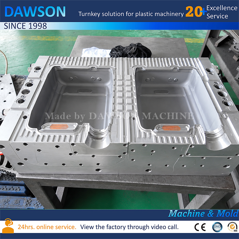 7075 Алюминиевая выдувная форма 20L-60L HDPE Экструзионно-выдувная форма для контейнеров со смазочными материалами