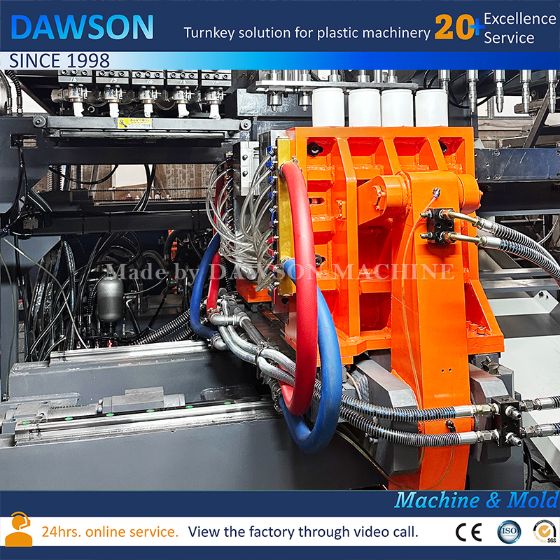 Высокопроизводительная 5-головочная машина для выдувного формования канистр из полиэтилена высокой плотности с широкой горловиной для пищевого и химического применения